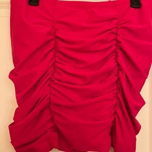 Flattering Torrid Swim Skirt - Hot Pink